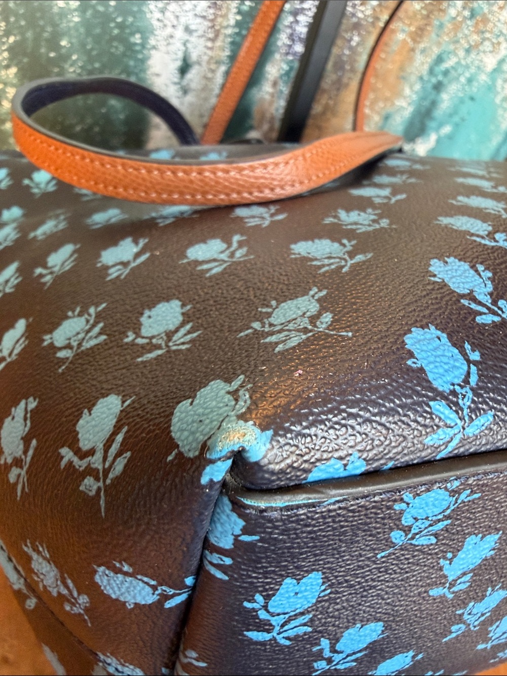 Coach 2010’s Dark Academia Bennett Badlands Floral Tote Bag (VGUC) - Picture 12 of 16